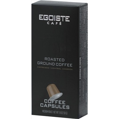 EGOISTE. Капсулы Espresso карт.упаковка, 10 капсул
