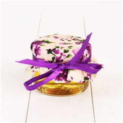 Свадебный комплимент Цветы фиолетовые Разнотравье мёд 35 гр.