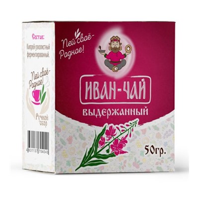 Иван-чай, пачка, 50г, выдержанный