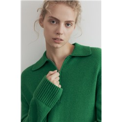 8358-219-320 свитер ярко-зеленый