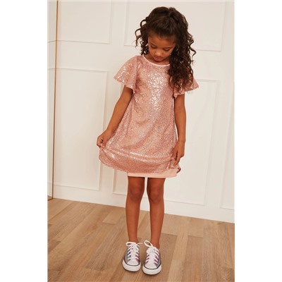 Chi Chi London Sequin Smock Dress