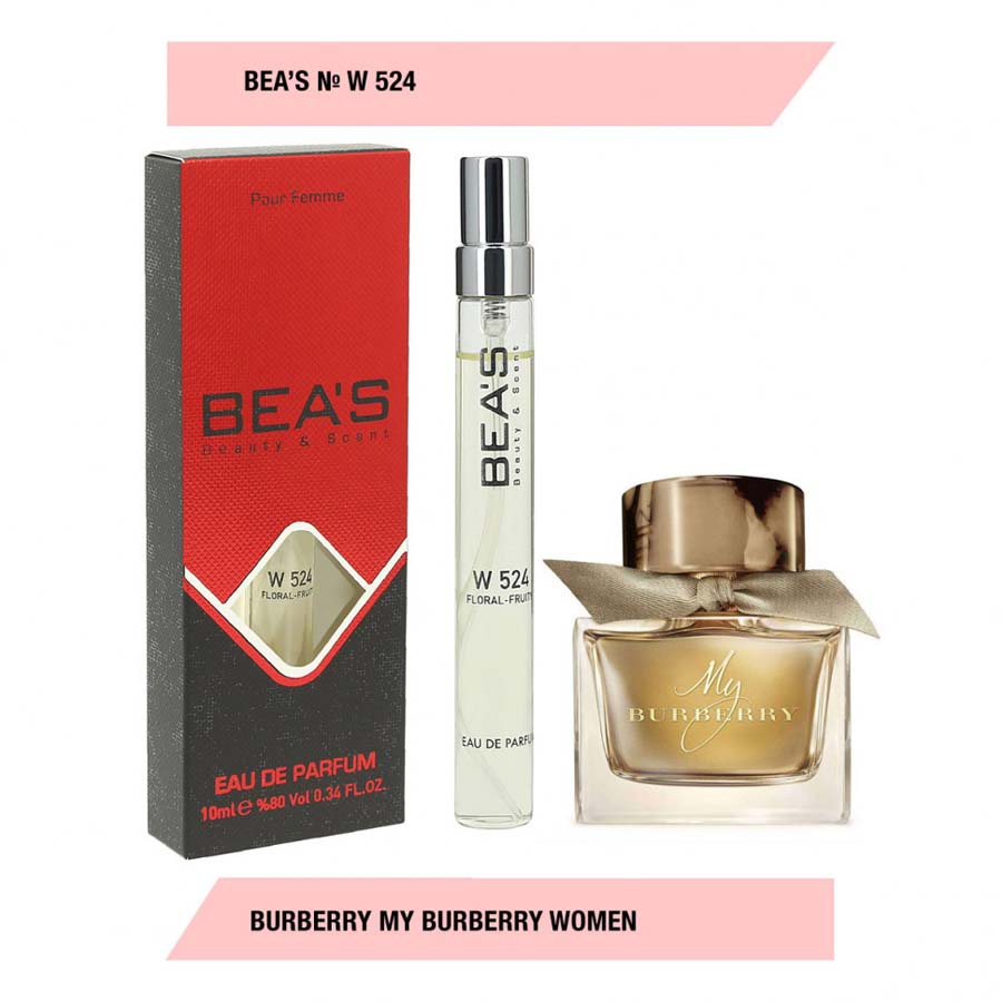 Парфюм Beas Burberry My Burberry for women W524 10 ml, Парфюм женский Beas  W524 создан по мотивам аромата Burberry My Burberry купить, отзывы, фото, д