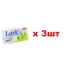 Lark Мыло Косметическое 150г Лайм и Алоэ вера 3шт