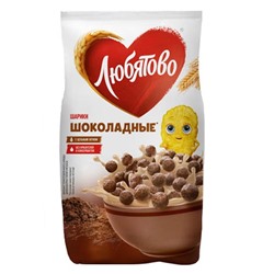 Готовый завтрак Шарики шоколадные, Любятово, 200 г.