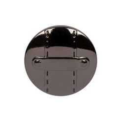 Кнопка "Micron" JK 010 металл нержавеющий сплав d 17 мм 36 шт. №06 под черный никель