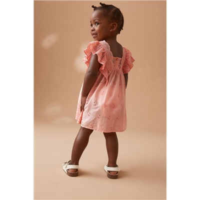 Cotton Broderie Dress (3mths-8yrs)