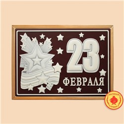 Пряник в шоколаде 23 Февраля "звезда" (600 грамм)