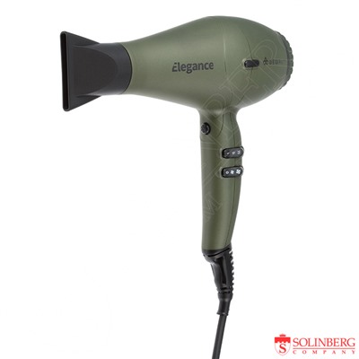 Фен DEWAL PRO ELEGANCE, оливковый, 2300Вт, ионизация, 2 насадки