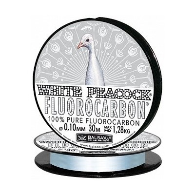 Леска Balsax White Peacock Fluorocarbon 30м 0,20