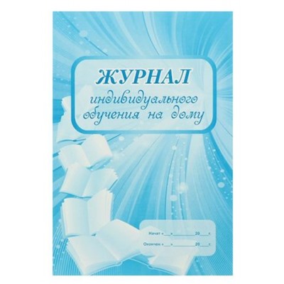 Журнал индивидуального обучения на дому КЖ-616 А4 48 стр. Торговый дом "Учитель-Канц"