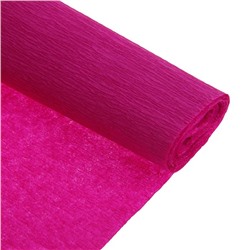 Бумага креповая поделочная гофро Koh-I-Noor 50 x 200 см 9755/04 розовая тёмняя, в рулоне