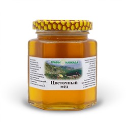 Мед натуральный цветочный, 350 гр new