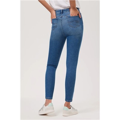 Женские джинсовые брюки узкого кроя с высокой талией 232 Lcf 121009 Jaycee Blue Light