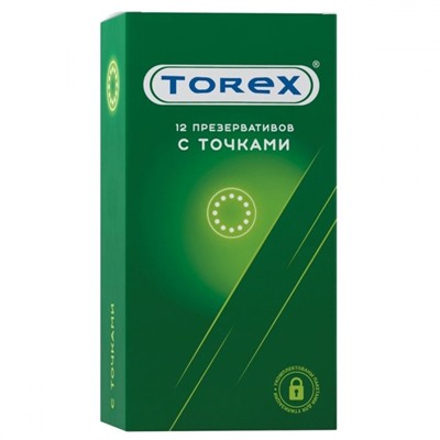 Текстурированные презервативы Torex "С точками" - 12 шт.