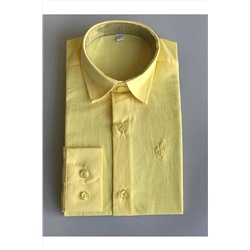 Желтая рубашка для мальчика G04