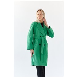 Пальто женское демисезонное 23220 (зеленый)