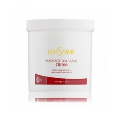 Массажный крем для тела LeviSsime Massage Balsamic Cream, рН 6,0-7,0, 1000 мл