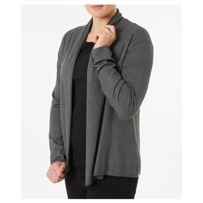 Cardigan mit Schalkragen Janina, offene Form