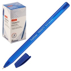 Ручка пишущий узел 0,5 мм, игольчатая, цвет чернил синий TRINITY Hatber BP_081907