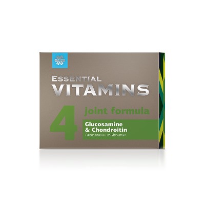 Глюкозамин и хондроитин - Essential Vitamins 60 капсул
