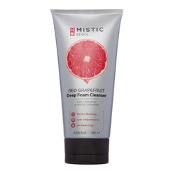 MISTIC RED GRAPEFRUIT Deep Foam Cleanser Глубокоочищающая пенка для умывания с экстрактом красного грейпфрута 180мл