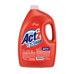 PIGEON Концентрированный гель "Act’z Power Gel" для стирки белья для машин с вертикальной загрузкой (с ферментами, аромат свежих цветов) 4,21 л / 4