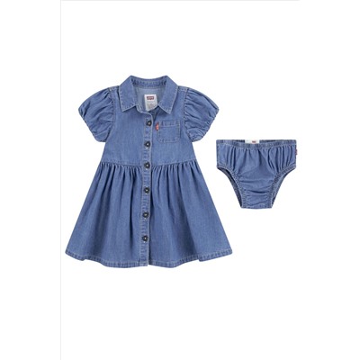 Levi's® Short Sleeve Logo Dress & Breifs Set