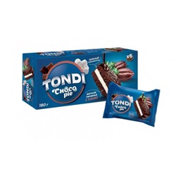 «Tondi», choco Pie с какао, 180 гр. KDV