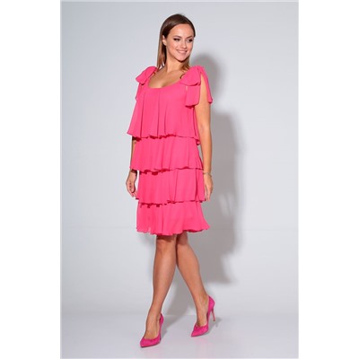 Платье Liona Style 616 розовый
