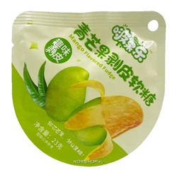 Жевательный мармелад со вкусом зелёного манго, Китай, 23 г. Срок до 10.03.2024.Распродажа