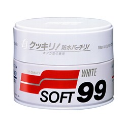 Полироль для кузова защитный Soft99 Soft Wax для светлых авто, 350 гр