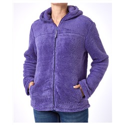 Flauschige Fleecejacke Janina, Seitentaschen