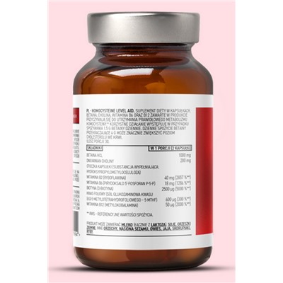 OstroVit Pharma Homocysteine Level Aid 60 caps - РЕГУЛЯТОР ГОМОЦИСТЕИНА