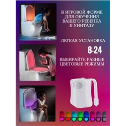 Подсветка для унитаза с датчиком движения LightBowl 8 цветов 12.09.