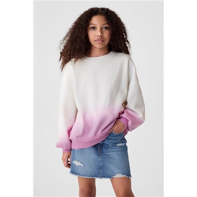 Gap Relaxed Dip Dye Crew Neck Sweatshirt (4-13yrs)