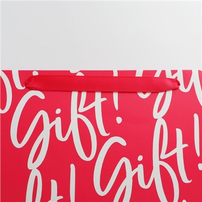Пакет подарочный ламинированный горизонтальный, упаковка, «Подарочек», XL 40 х 49 х 19 см