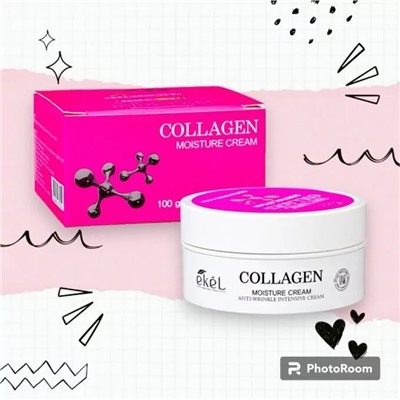 [EKEL] Увлажняющий крем с коллагеном COLLAGEN MOISTURE CREAM, 100 мл.