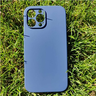 Чехол Silicone Cese на iPhone 13 Pro Max (Dark Blue) без логотипа