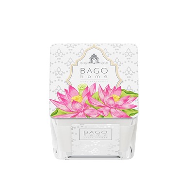 Цветок лотоса BAGO home ароматическая свеча 88 г