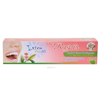 Зубная паста Rasyan/Райсан с гвоздикой, алое вера и листьями гуавы, 30 гр