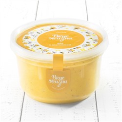Крем-мёд с кусочками прополиса в пластиковой банке Вкус Жизни New 300 гр.