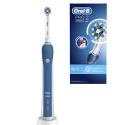 Электрическая зубная щетка Oral-B Pro 2000 синяя