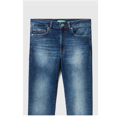 Базовые повседневные прямые джинсы для женщин Benetto*n  Из официального магазина