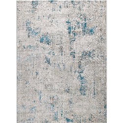 Ковёр прямоугольный Eliza 38549A, размер 83x150 см, цвет blue fls/cream fls