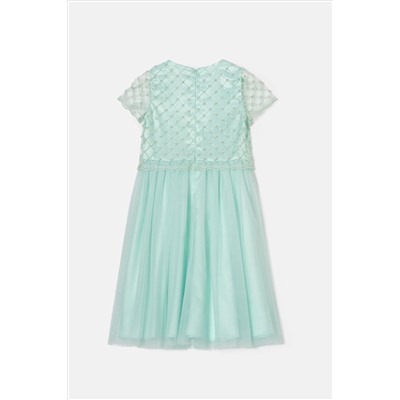 Angel & Rocket Green Anya Beaded Tulle Dress