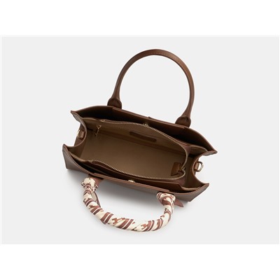 Коньячная кожаная женская сумка из натуральной кожи «WK009 Cognac»