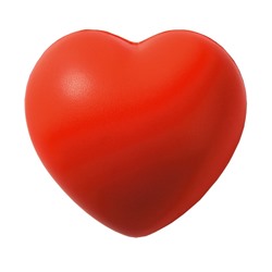 Игрушка-антистресс   сердце D=7см красное 2726.50