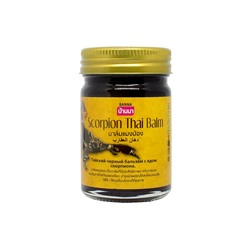[BANNA] Бальзам для тела СКОРПИОН черный королевский Scorpion Thai Balm, 50 гр