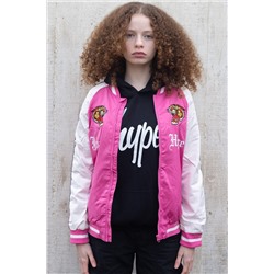 Hype X Ed Hardy Kids Pink Tiger Souvenir Jacket