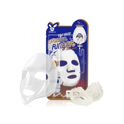 [Elizavecca] Тканевая маска для лица ЭПИДЕРМАЛЬНЫЙ ФАКТОР EGF Deep Power Ringer Mask Pack, 1 шт